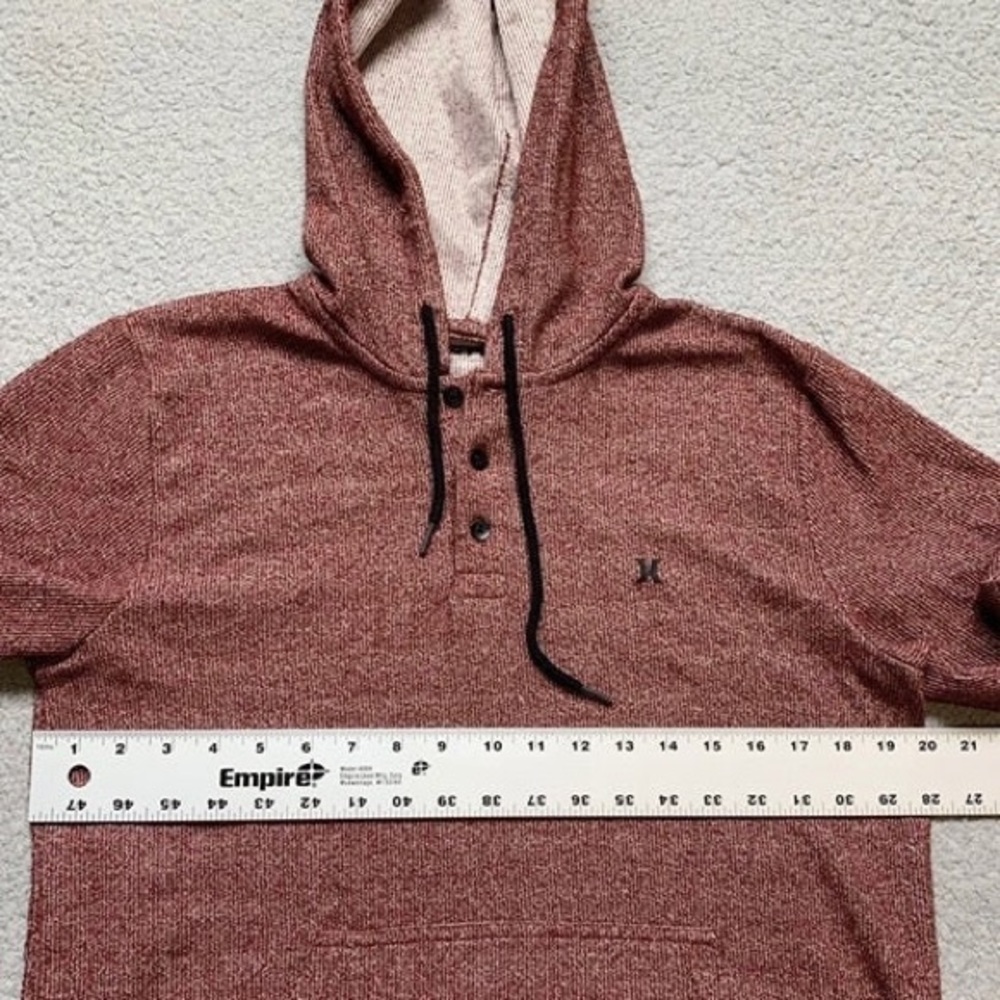 Hurley Lightweight Knit 3 Button Pullover Sweater… - image 6